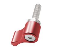 NovelGoal CNC Aluminum L-Type Adjustable Hand Screw M5*17 Suitable for Photographic Products Accessories Connected to The Fixed Sports Camera Extension Connection (Red)