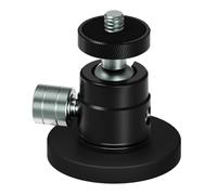 NovelGoal D66mm Magnetic Camera Mount with 360° Ball Head, Car Strong Magnet Base Phone Holder - Built-in 6 Magnets, Compatible with Hero 13, Action 4, Ins X4/X5 (D43mm 1/4 Screw Ball Head)