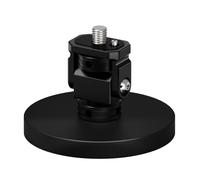 NovelGoal D66mm Magnetic Camera Mount with 360° Ball Head, Car Strong Magnet Base Phone Holder - Built-in 6 Magnets, Compatible with Hero 13, Action 4, Ins X4/X5 (1/4 ARRI Positioning Gimbal)