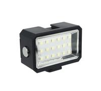 NovelGoal Diving Light, 3 Levels Dimmable LED Video Light, 40M Waterproof Dive Fill Light with Cold Shoe Mount, Underwater Flashlight for Hero Action Camera