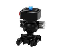 NovelGoal Helmet Camera Mount, Quick Release Adapter Mount Base Compatible with Gopro 13-8, Ins ACE Pro2/1, GO 3S/3, Pocket 3, Camera Backpack Holder (Type 7)