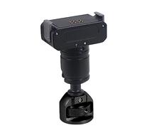 NovelGoal Magnetic Charging Base Foldable Tripod Mount 1/4" Power Supply Compatible with DJI Action 2 Car Motorcycle Helmet Holder (Ballhead)