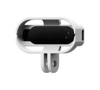 NovelGoal Magnetic Mount Compatible with GO 3S/GO 3, Vertical & Horizontal Action Camera Holder, Neck Hanging Mount Frame for Selfie Sticks Bicycle Helmet (Charging Horizontal)