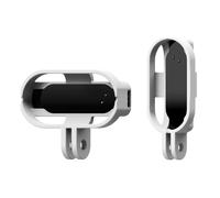 NovelGoal Magnetic Mount Compatible with GO 3S/GO 3, Vertical & Horizontal Action Camera Holder, Neck Hanging Mount Frame for Selfie Sticks Bicycle Helmet (Charging Package)