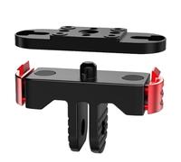 NovelGoal Magnetic Quick Release Adapter Mount with Elastic Buckle, Aluminum Tripod Mount Adapter Base for Hero 13 Camera Accessories, Selfie Sticks (with Quick Release Plate)