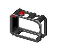 NovelGoal Metal Camera Cage for Go Ultra Pocket/Action 6, Street Photography Protective Cage Frame with Cold Shoe, Street Photography Handle (for Action6)