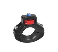 NovelGoal Motorcycle Handlebar Clamp Camera Mount, 30~32mm Aluminum Bike Clip Bracket, Light Mount Bracket for Action Camera (Type 2)