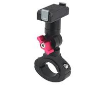 NovelGoal Motorcycle Handlebar Clamp Camera Mount, 30~32mm Aluminum Bike Clip Bracket, Light Mount Bracket for Action Camera (Type 5)