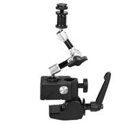 NovelGoal Photo Power Clamp Clip Multi-Function DSLR Camera Fixing Mount Clip Photo Studio Aluminum Alloy CNC Supper Clamp Tripod Accessories (Combo B)