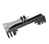 NovelGoal Plastic Bracket Dual Mount Adapter Bracket Tripod Double Ports Holder Tripod Mount for Hero 11 10 9 8 7 for Action Camera Fixed on SLR Camera (Only Bracket)