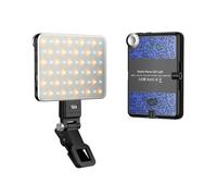 NovelGoal Portable Handheld Pocket Beating Light Mobile Phone Fill Light Rechargeable Selfie Led Light 2500K-9000K Dimmable for Conference Video Live Stream (Blue,Light Display)