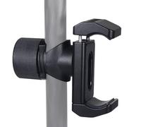 NovelGoal Power Bank Clamp Holder with Light Stand for Photo Studio Boom Reflector Arm Dia12-22mm Photography Pole Pipe Extender