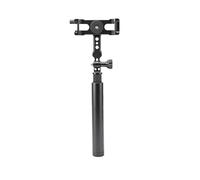 NovelGoal Selfie Stick, 6-Section Adjustable Length Handle Grip Compatible with Osmo 360, X5/X4 Air/X4, Hero 13/12/11 Action Cameras Tripods (Phone Clip Selfie Stick)