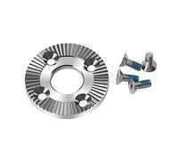 NovelGoal Stainless Steel ARRI Rosette Mount Adapter Gear Head Connector Dia 31mm 20mm 31.8mm for Camera Cage Handle Grip Gimbal Extension Mount Photography Accessaries (31mm Stainless Steel)