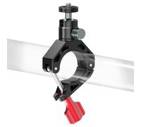 NovelGoal Super Clamp, Handlebar Clamp with Ball Head & 1/4" Screw, Camera Mount Adapter, High Load-Bearing Motorcycle Bike Pole Tube Camera Holder (1/4 Screw Ball Head)