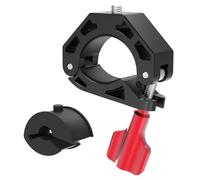 NovelGoal Super Clamp, Handlebar Clamp with Ball Head & 1/4" Screw, Camera Mount Adapter, High Load-Bearing Motorcycle Bike Pole Tube Camera Holder (1/4 Screw/ARRI Hole)