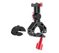 NovelGoal Super Clamp, Handlebar Clip with Ball Head & 1/4" Screw, Camera Mount Adapter, High Load-Bearing Motorcycle Bike Pole Tube Camera Holder (Type 5)