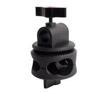 NovelGoal Swiveling Grip Head Clamp Angle Tilt Mount Wheel Clamp Connector Bracket for Boom Arm Reflector Holder Stand Photo Studio Accessories