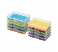 novelinks 10 Pack 4"x6" Clear Photo Storage Boxes and Photo Box Organizers