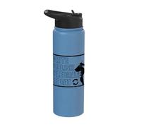 Novelist Published Author Book Author Write Publish Repeat Stainless Steel Insulated Water Bottle