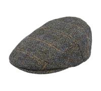 Novella Noori Brown Herringbone Tweed Flat Cap for Men - Vintage Wool Blend Newsboy Cap with Quilted Lining for Autumn and Winter - Classic Irish Ivy Style Flat Caps for Men and Women (UK, Alpha, L)