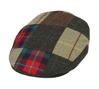 Novella Noori Men’s Classic Mix Check Tweed Flat Cap - Wool Blend Newsboy Hat with Quilted Lining for Comfort - Soft, Durable, Classy Mens Tweed Caps for Autumn and Winter (UK, Alpha, L, Multi-Color)