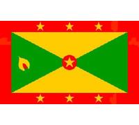Novelties Direct Grenada/Granadian Flag 5ft x 3ft (100% Polyester) With Eyelets For Hanging