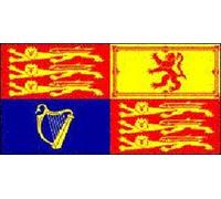 Novelties Direct UK Royal Standard Flag 3ft x 2ft (100% Polyester) With Eyelets For Hanging