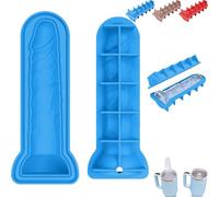 Novelty Adult Prank Ice Cube Mold for Stanley Cups,Unique Funny Ice Cube Tray, Gag Gift for Cooling Cocktails,Drinks,Reusable Silicone Make Ice Blocks and Funny Ice Coffee Cubes Tray (blue)
