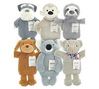 Novelty Animal Hot Water Bottle - 6 Extra Cute Animals to Collect - Perfect for Kids - Gift Idea - Schnauzer Dog/Koala/Sloth/Brown Cockapoo Dog/Teddy Bear/Monkey (Schnauzer Dog)