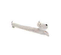 Novelty Animal Shaped Long Draught Excluder - Gift Idea for Animal Lover - Bulldog/Westie/Cat/Elephant, Save Energy and Keep Your Home Warm (West Highland Terrier)