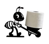 Novelty Ant Tissue Holder, No Drill Paper Dispenser, 3.94x4.53 Inches 3D Print Bathroom Roll Rack, Polymer Wall Mount Holder, Funny Design Tissue Storage, Restroom Decor for Home Office