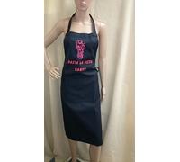 Novelty Apron, 'Pasta La Vista Baby!!' Red text on Black apron