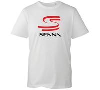 Novelty Ayrton Fan Senna T-Shirt, Famous Retro Iconic Formula Car Driver Racing Lover Best Athlete Admire Logo Shirt, Gift Unisex Tee Top