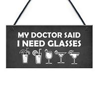 Novelty Bar Signs Hanging Wall Sign Funny Home Bar Sign Quirky Pub Sign