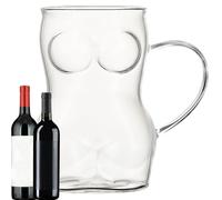 Novelty Beer Glass - Sexy Women Body Beer Glasses, Cocktail Drinking Cup | Pub Theme, Beer Cup Utility, Dishwasher Freezer Safe Accessory, Funny Party Glassware, Drink Container