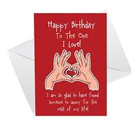 Novelty Birthday Card For Boyfriend Girlfriend Rude Birthday Card For Him Her