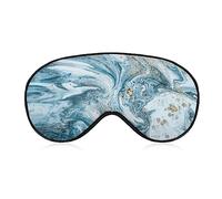 Novelty Blackout Eye Mask,Naturally Luxurious Marble Ancient Painting Sleep Masks Sleeping Mask Blindfold Eye Cover Eye Shade with Adjustable Strap for Men Women Teen Boys Girls Kids Travel