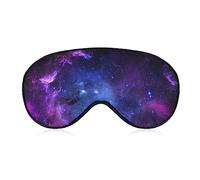 Novelty Blackout Eye Mask,Purple Vast Starry Sky Sleep Masks Sleeping Mask Blindfold Eye Cover Eye Shade with Adjustable Strap for Men Women Teen Boys Girls Kids Travel