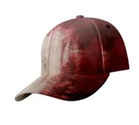 Novelty Bloody Halloween Caps With Adjustable Strap Scary Blood Printing Baseball Hat For Theme Party Masquerades Headwear Unisex Bloody Caps