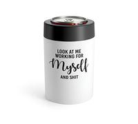 Novelty Businessperson Businessman Businesswoman Lover Hilarious Ventures Enterprise Enterpriser Expert Can Holder 12oz