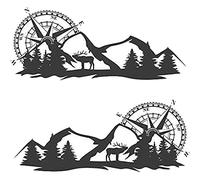 Novelty Car Sticker Personalised Decorative Stickers, for Camper Car Caravan Trailer Stickers Decoration Black Sticker