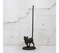 HomeZone Novelty Cat Toilet Roll Holder Animal Themed Toilet Paper Holder - Durable and Free Standing Long Neck with Holder Dispenser Bathroom or Kitchen Accessories for Indoor Loo Roll Holder Décor