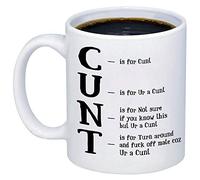 Novelty Ceramic Coffee Mug Adult Humour Rude Cup UNT Mug Funny Mug Anniversary Birthday Christmas Gifts Tea Cups Home Decor, 11 Oz