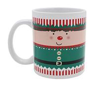 Novelty Christmas Ceramic Mug Elf Character Design