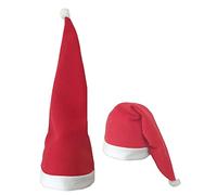 Novelty Christmas Naughty Bad Elf Hat Xmas Santa Claus Fleece Stocking Cap With Bobble [One Size]