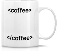 Novelty Coffee Mug- Coffee Coding Coder Programmer Software Engineer Developer11 Oz Novelty Drinking Cup - Funny, Sarcasm, Inspirational Birthday Gifts for Friends, Coworkers, Siblings, Dad, Mom.