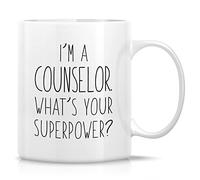 Novelty Coffee Mug I'm A Counselor Counseling 11 Ounce Ceramic Coffee Mugs, Sarcasm, Sarcastic, Inspirational Appreciation Thank You Birthday Gifts for Him Her Friends Coworkers Men Women Bestie