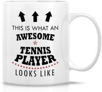 Novelty Coffee Mug- This is What an Awesome Tennis Player Looks Like Coach11 Oz Novelty Drinking Cup - Funny, Sarcastic, Motivational, Inspirational Birthday Gifts for Friends, Coworkers, Siblings.