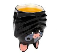 Novelty Coffees Mug, 300ml Beverage Drinkware, Inverted Bat Coffee Cup with Ceramic Material, Coffee Mug Design, Beverage Cup for Office Use, Drinkware Accessory for Dorms & Dining Room